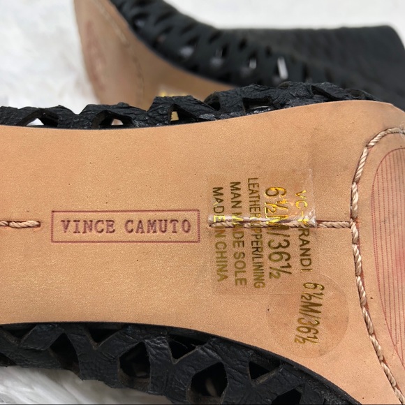 SOLD | Vince Camuto | Black Leather Booties - Picture 8 of 8